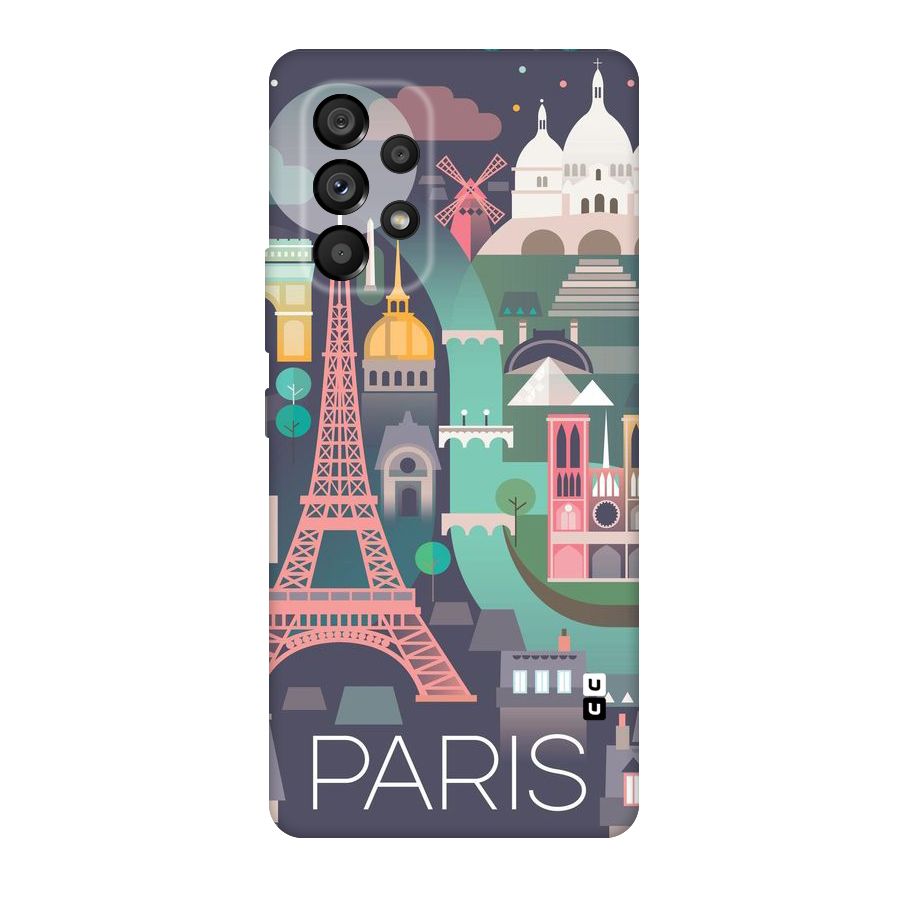 Pink Cute Tower Original Polycarbonate Back Case for Galaxy A53 5G
