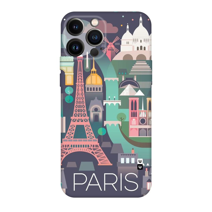 Pink Cute Tower Original Polycarbonate Back Case for iPhone 13 Pro Max