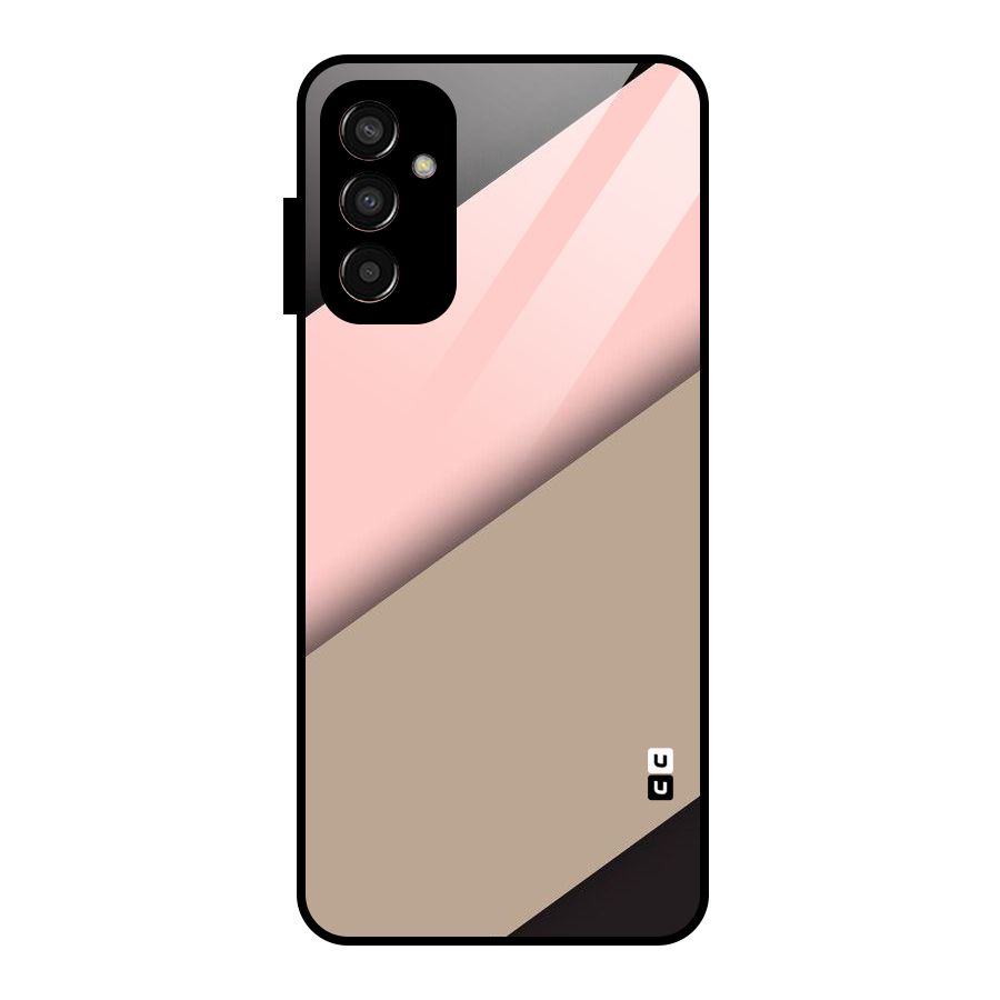 Pink Diagonal Glass Back Case for Galaxy F13