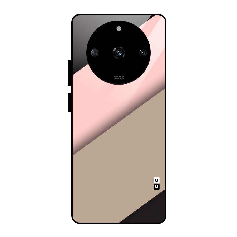 Pink Diagonal Glass Back Case for Realme Narzo 60 5G