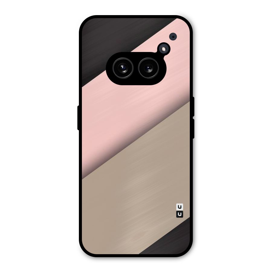 Pink Diagonal Metal Back Case for Nothing Phone 2a