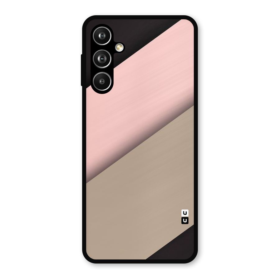Pink Diagonal Metal Back Case for Samsung Galaxy M54