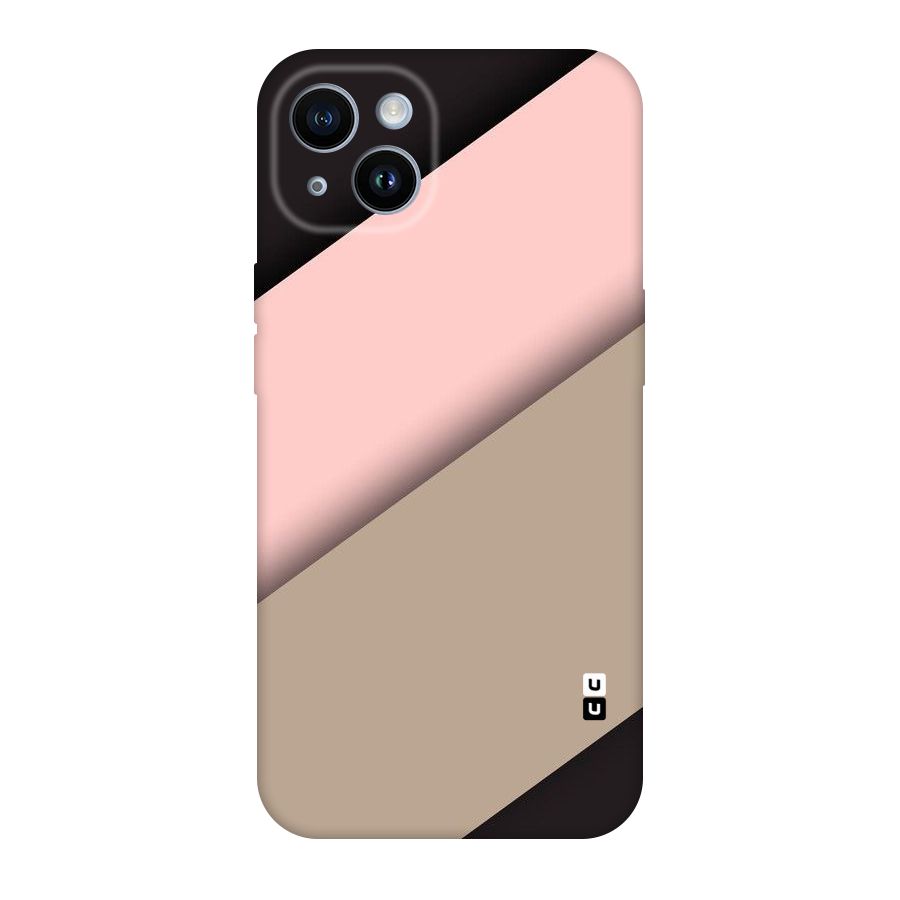Pink Diagonal Original Polycarbonate Back Case for iPhone 14
