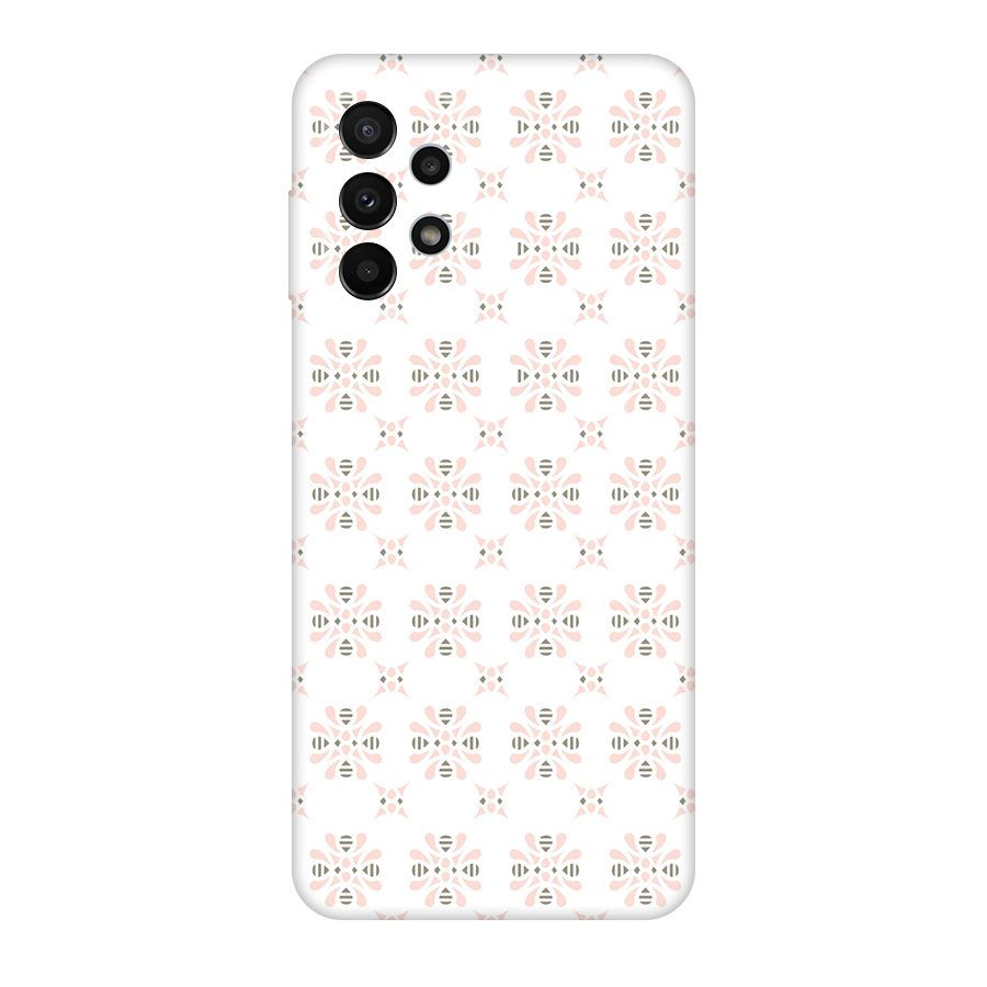 Pink Floral Pattern Original Polycarbonate Back Case for Galaxy A23