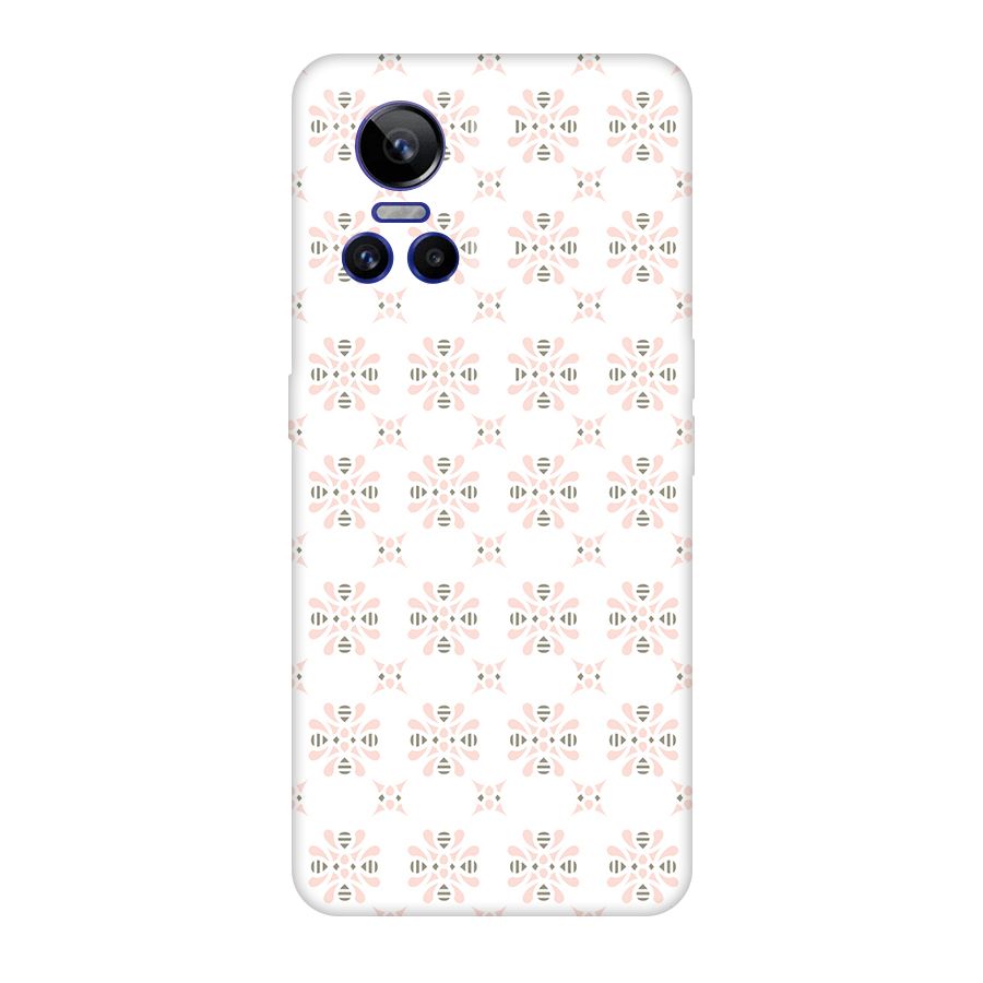 Pink Floral Pattern Original Polycarbonate Back Case for Realme GT Neo 3
