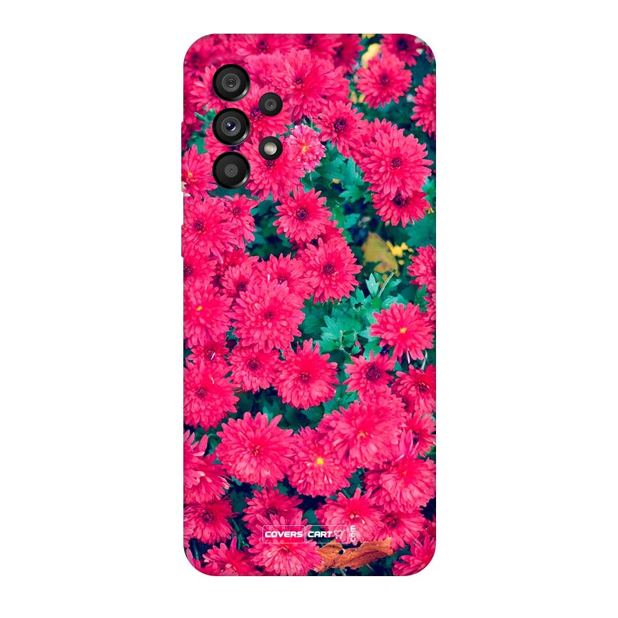 Pink Flowers Original Polycarbonate Back Case for Galaxy A73 5G