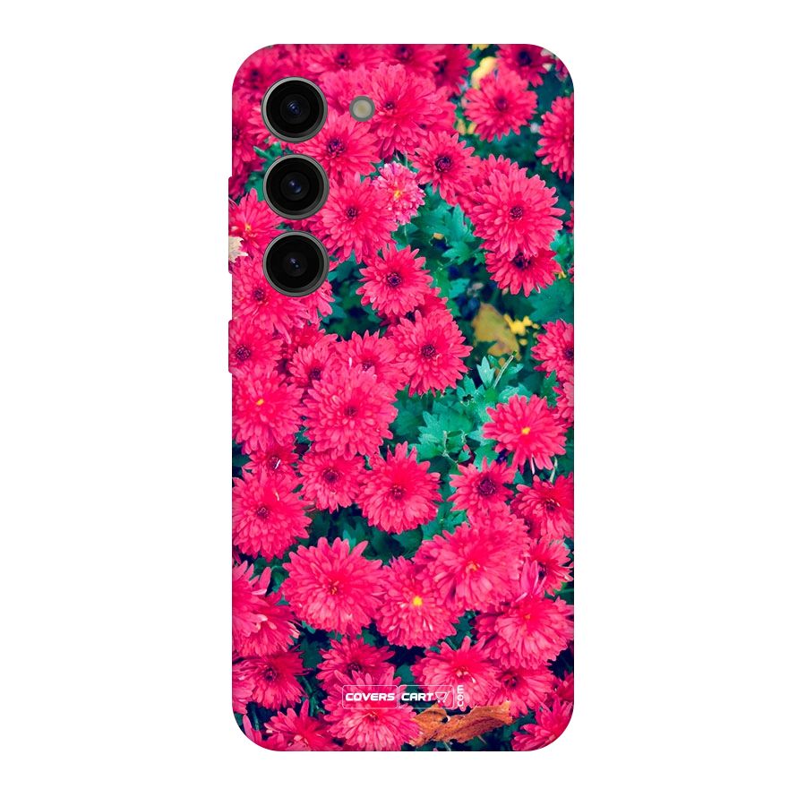Pink Flowers Original Polycarbonate Back Case for Galaxy S23