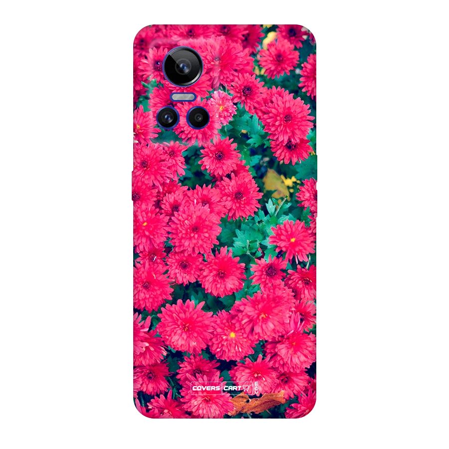 Pink Flowers Original Polycarbonate Back Case for Realme GT Neo 3