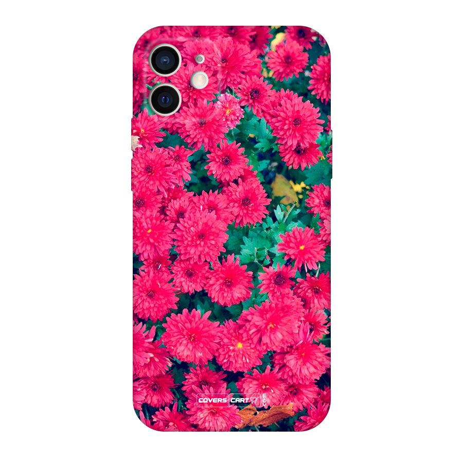 Pink Flowers Original Polycarbonate Back Case for iPhone 12