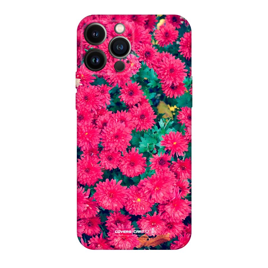 Pink Flowers Original Polycarbonate Back Case for iPhone 13 Pro Max