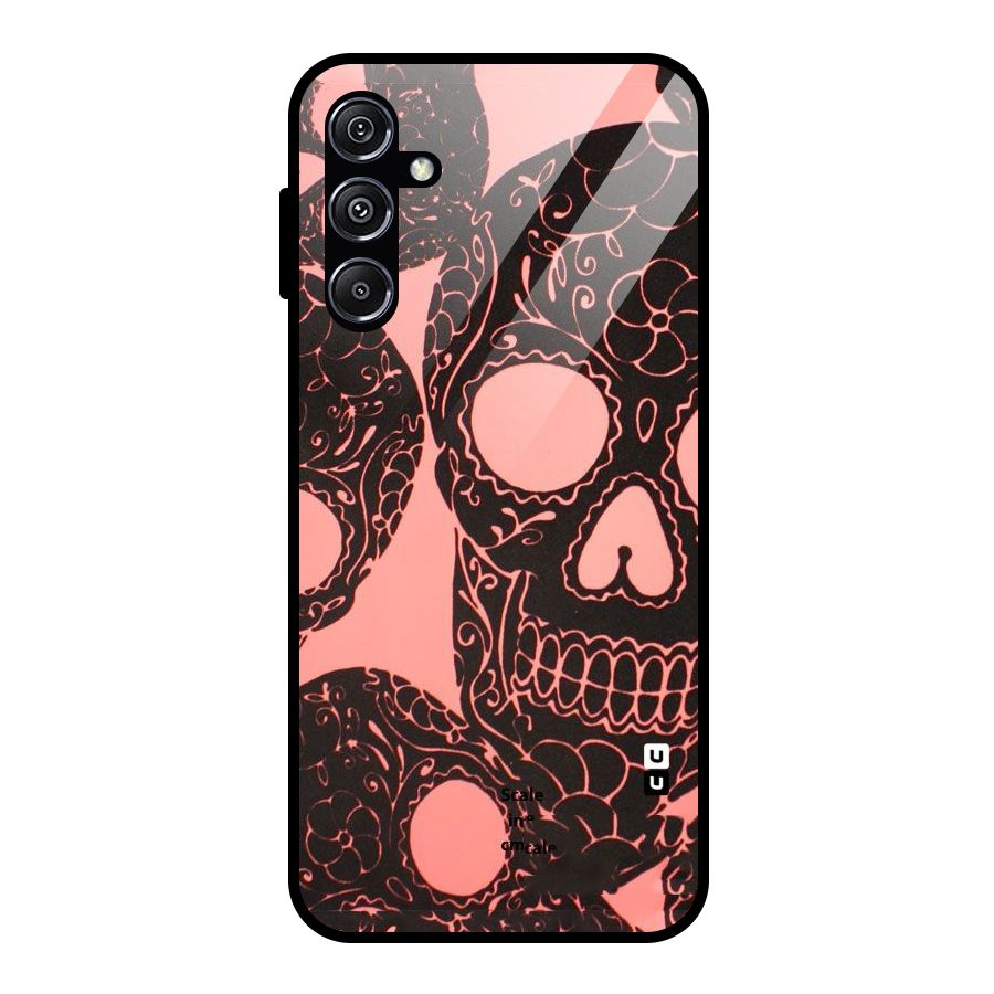 Pink Head Glass Back Case for Galaxy M34 5G