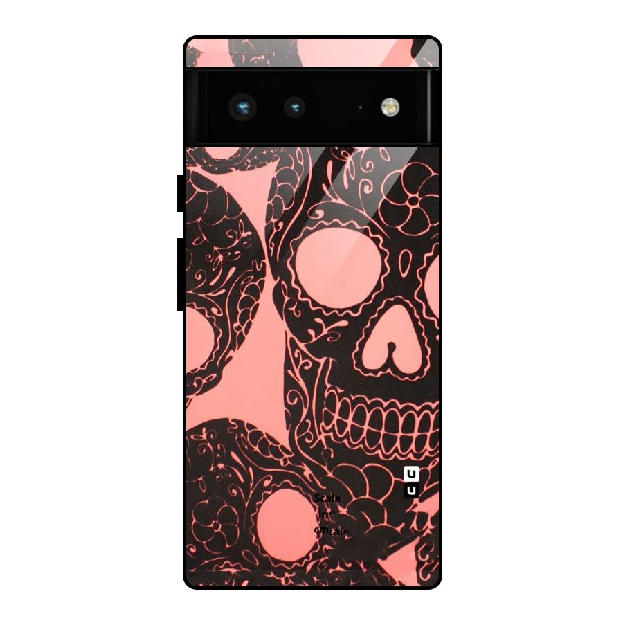 Pink Head Glass Back Case for Google Pixel 6