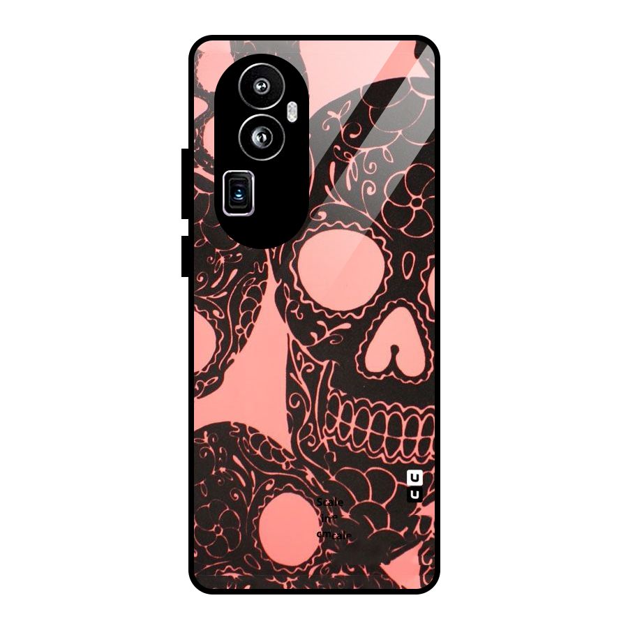 Pink Head Glass Back Case for Oppo Reno10 Pro Plus