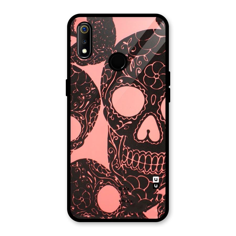 Pink Head Glass Back Case for Realme 3i