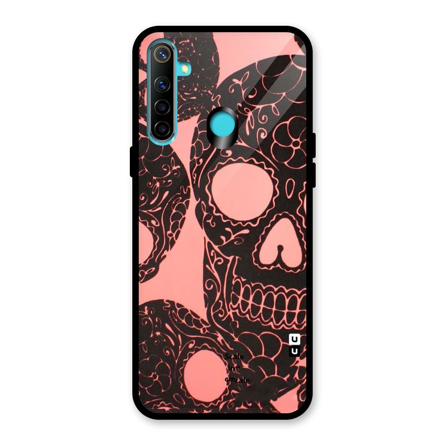 Pink Head Glass Back Case for Realme 5i