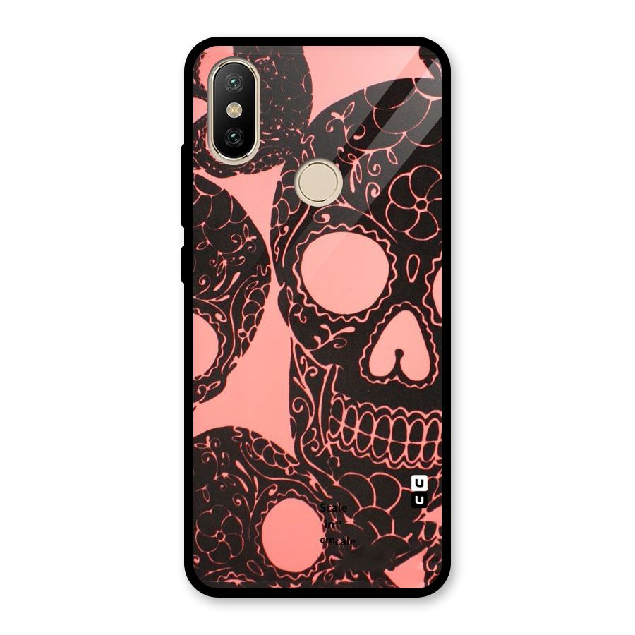 Pink Head Glass Back Case for Redmi A2
