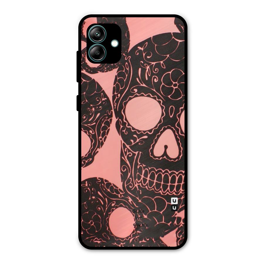 Pink Head Metal Back Case for Galaxy A04