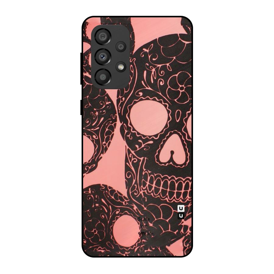 Pink Head Metal Back Case for Galaxy A33 5G