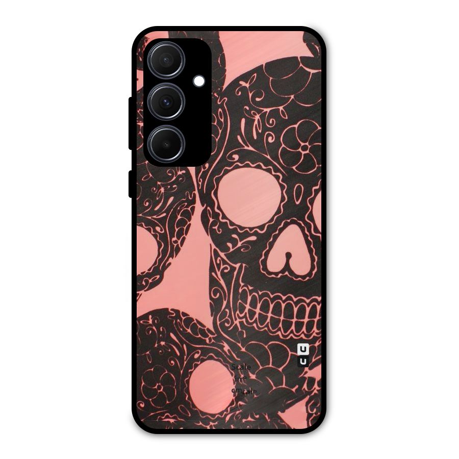 Pink Head Metal Back Case for Galaxy A35