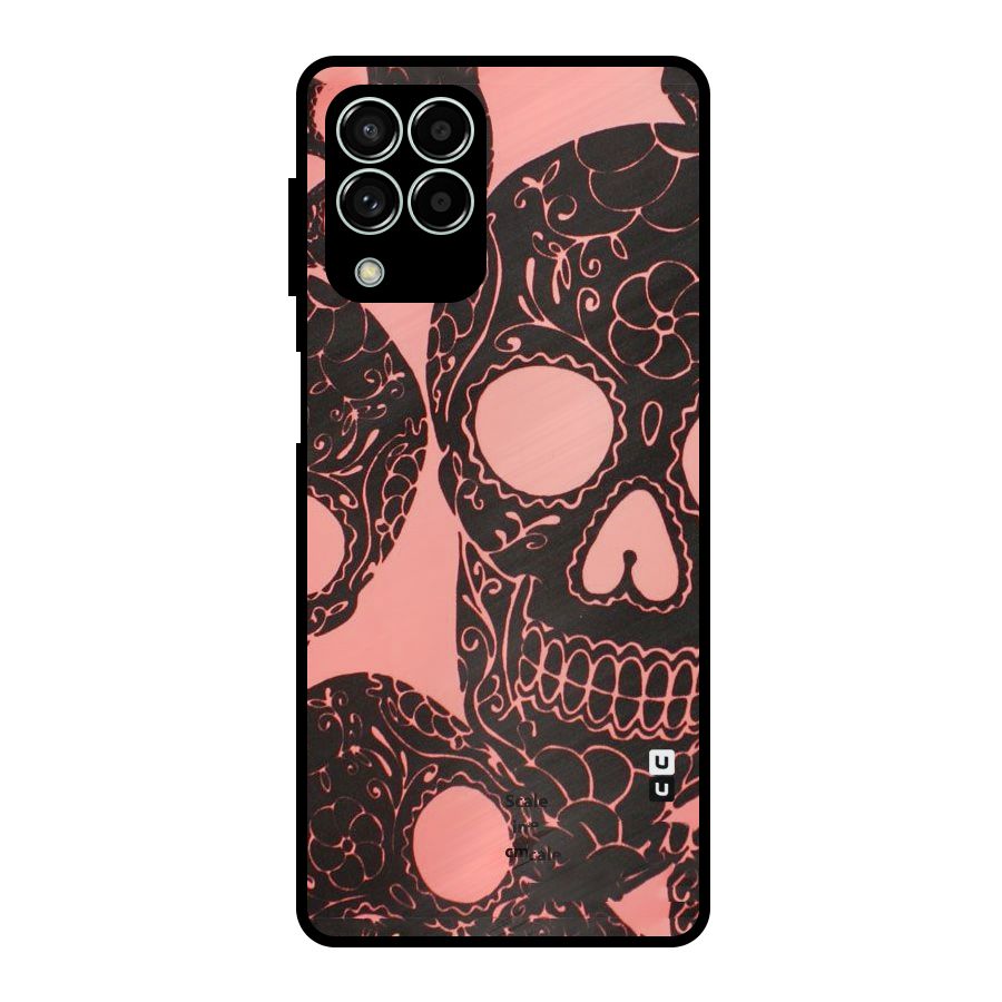 Pink Head Metal Back Case for Galaxy M33