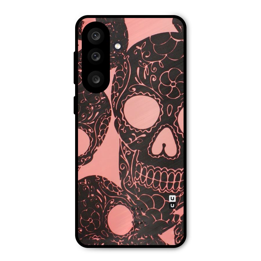 Pink Head Metal Back Case for Galaxy M56