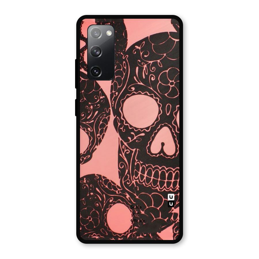 Pink Head Metal Back Case for Galaxy S20 FE 5G