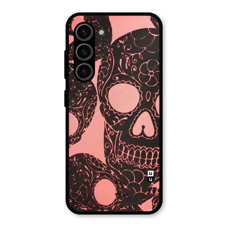 Pink Head Metal Back Case for Galaxy S23