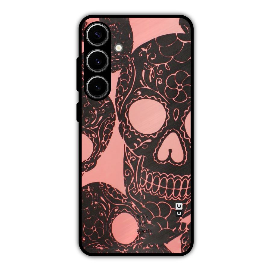 Pink Head Metal Back Case for Galaxy S24 Plus