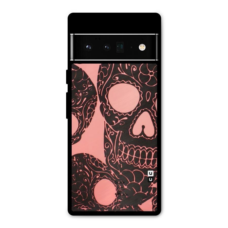 Pink Head Metal Back Case for Google Pixel 6 Pro
