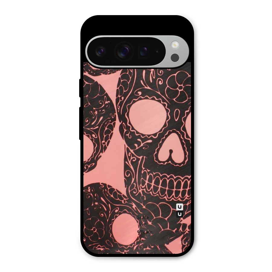 Pink Head Metal Back Case for Google Pixel 9 Pro XL