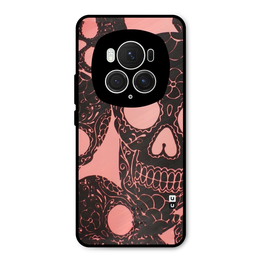 Pink Head Metal Back Case for Honor Magic6 Pro