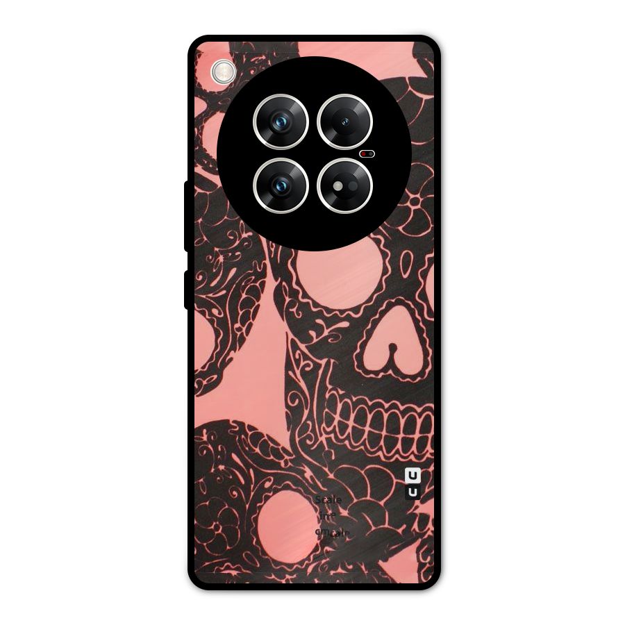 Pink Head Metal Back Case for Infinix Zero 40 5G