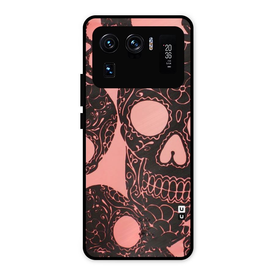 Pink Head Metal Back Case for Mi 11 Ultra