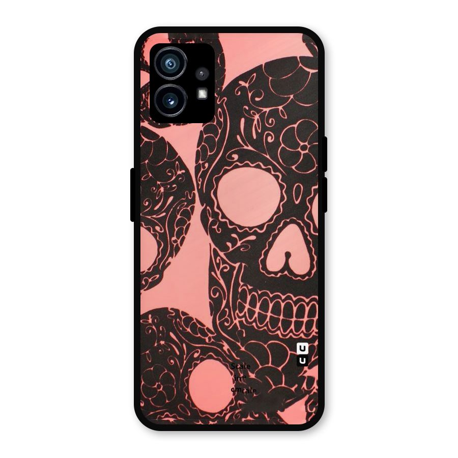 Pink Head Metal Back Case for Nothing Phone 1