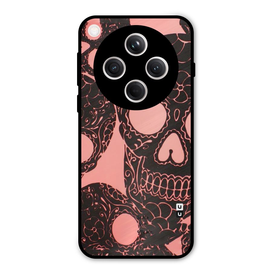 Pink Head Metal Back Case for Oppo Find X8