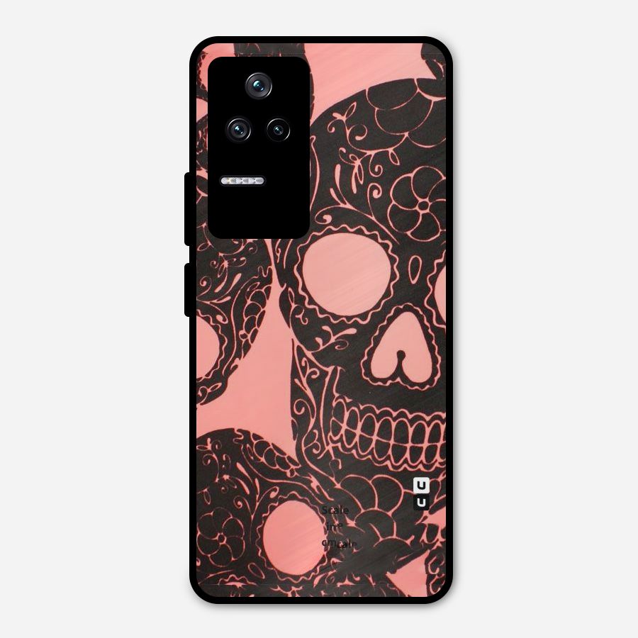 Pink Head Metal Back Case for Poco F4 5G