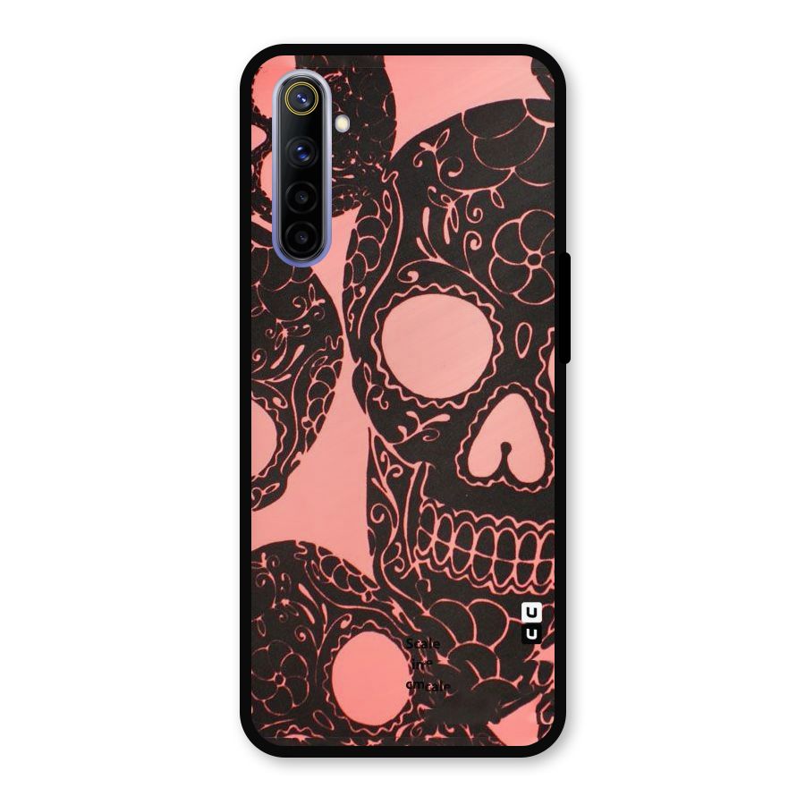 Pink Head Metal Back Case for Realme 6