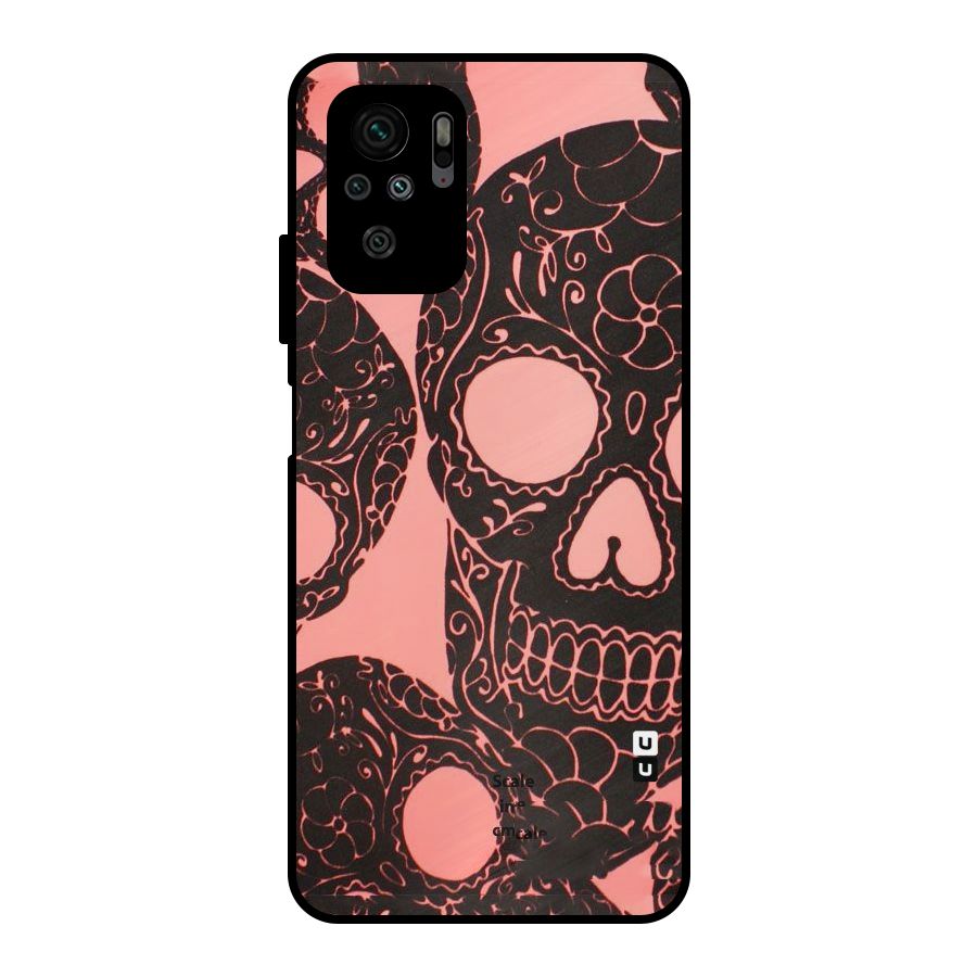 Pink Head Metal Back Case for Redmi Note 10S