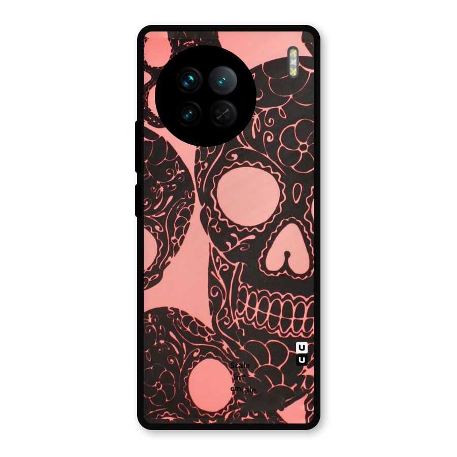 Pink Head Metal Back Case for Vivo X90