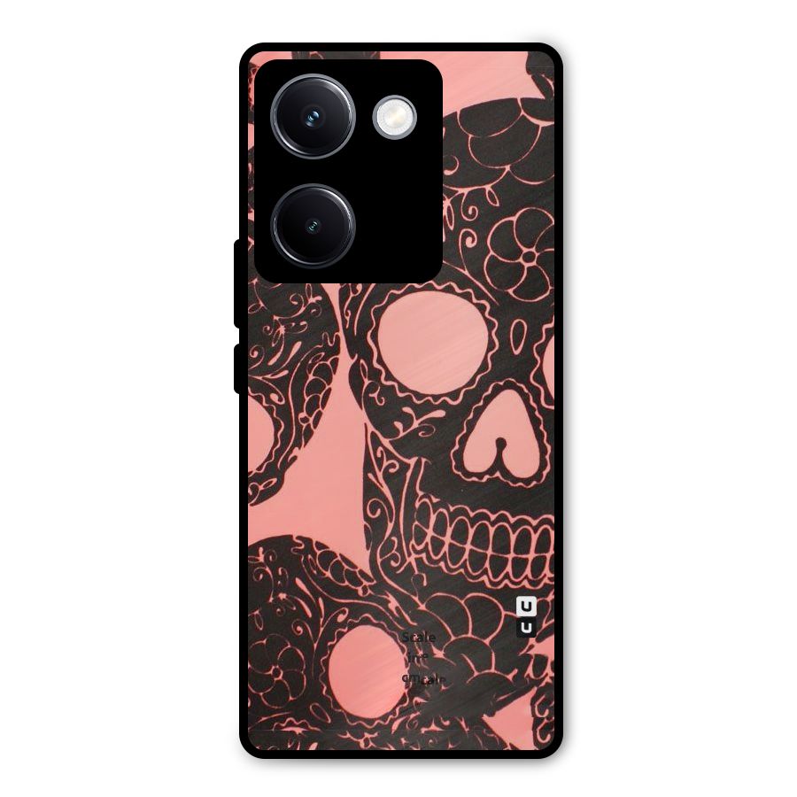 Pink Head Metal Back Case for Vivo Y300 Plus