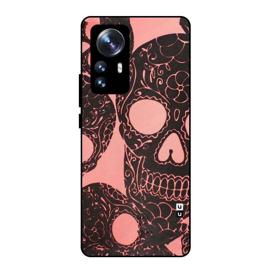 Pink Head Metal Back Case for Xiaomi 12 Pro