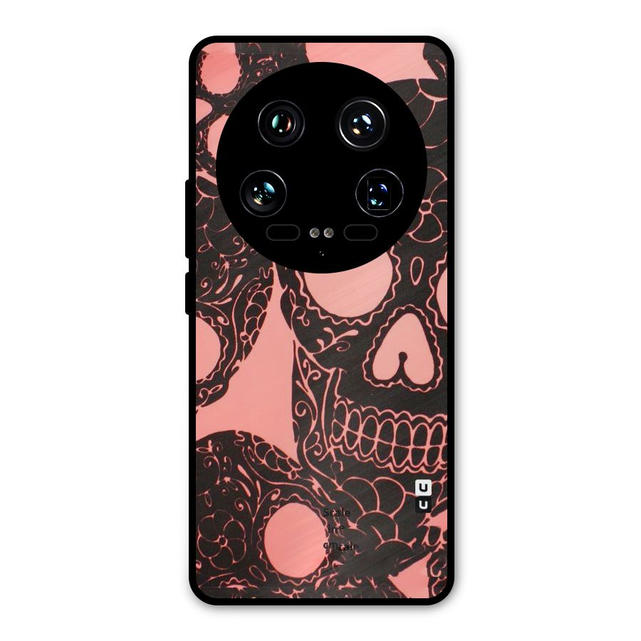 Pink Head Metal Back Case for Xiaomi 14 Ultra