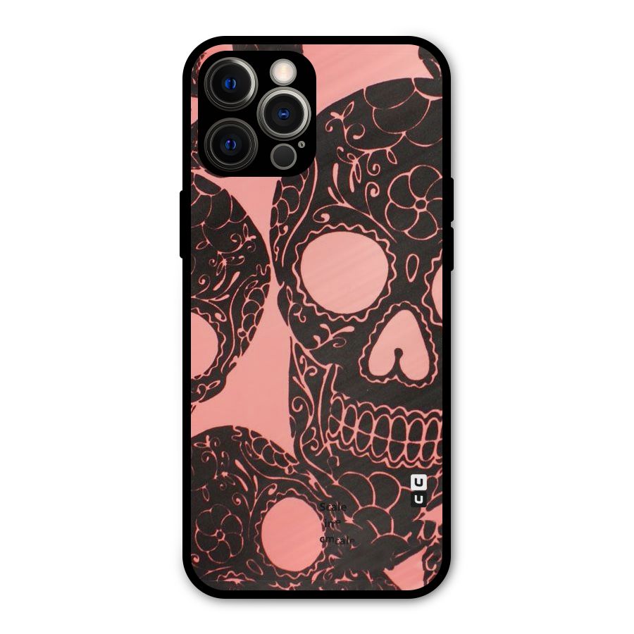Pink Head Metal Back Case for iPhone 12 Pro Max