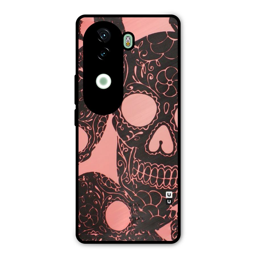 Pink Head Metal Back Case for iQOO Z9s