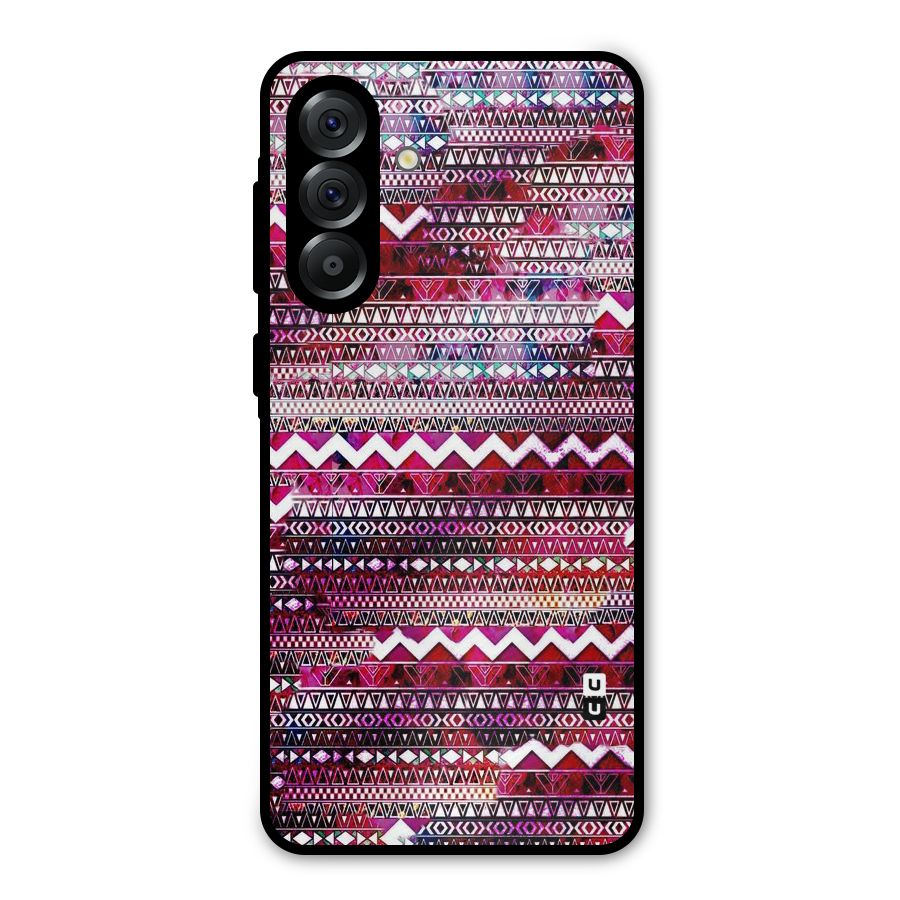 Pink Indie Pattern Metal Back Case for Galaxy A56
