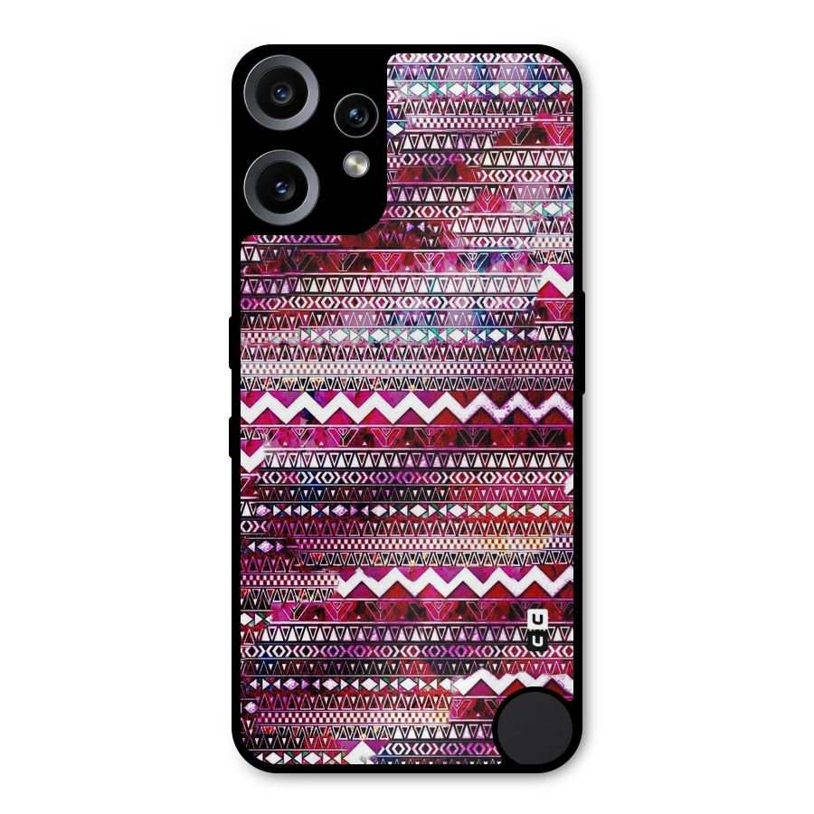 Pink Indie Pattern Metal Back Case for Nothing CMF Phone 2 Pro