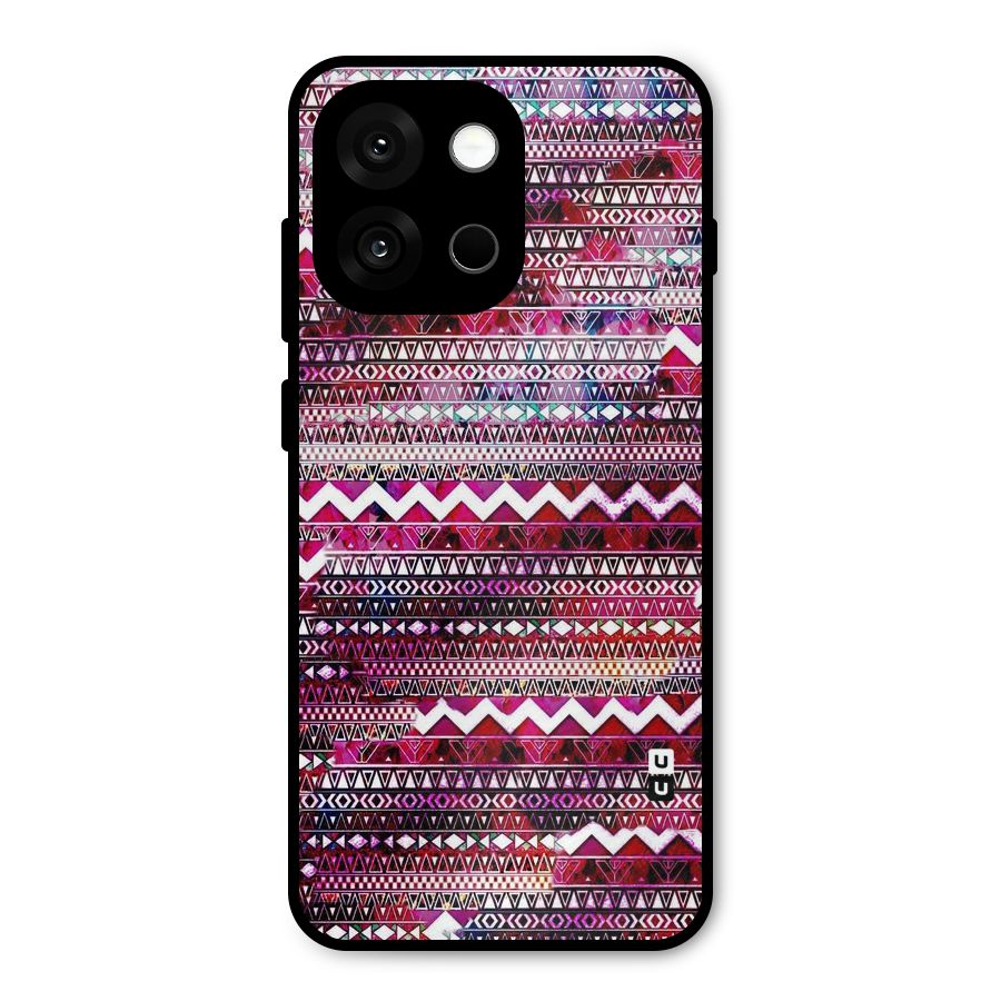 Pink Indie Pattern Metal Back Case for OnePlus 13s
