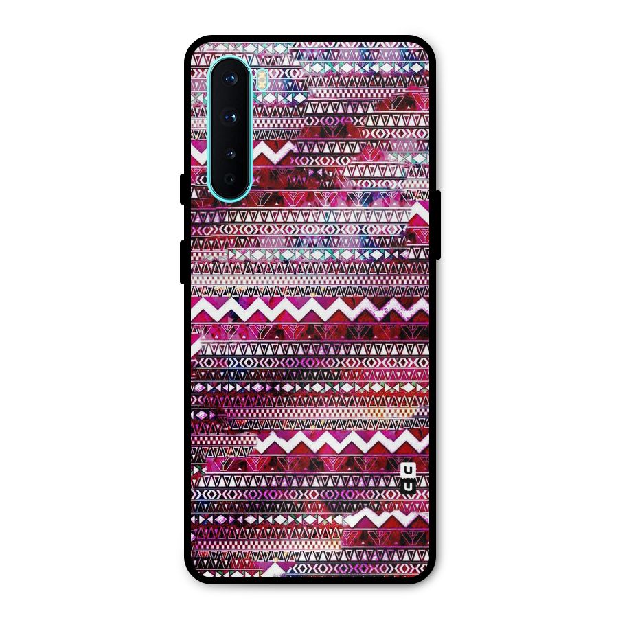 Pink Indie Pattern Metal Back Case for OnePlus Nord