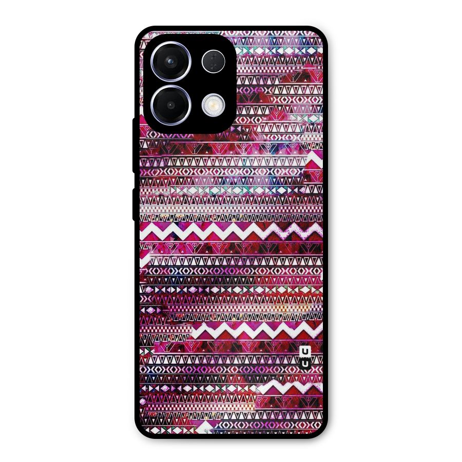 Pink Indie Pattern Metal Back Case for Oppo K13
