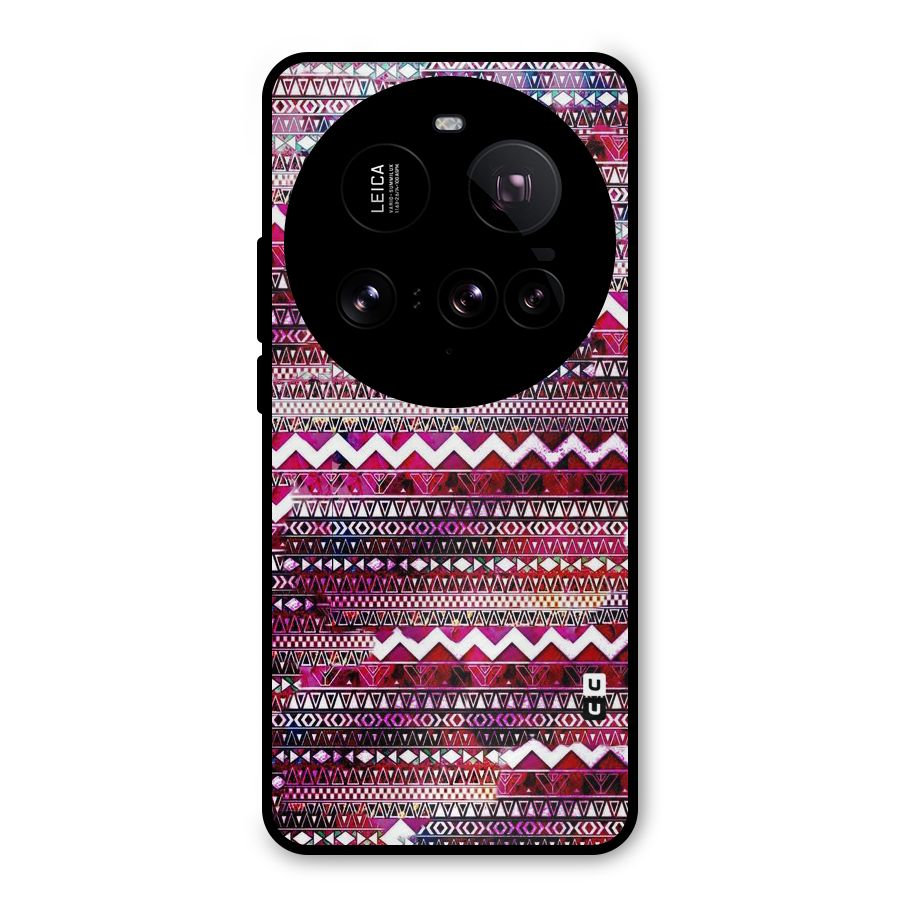 Pink Indie Pattern Metal Back Case for Xiaomi 15 Ultra